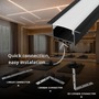 Vestavné - Hliníkový profil RECESSED 21, černý, 2m, LP321B - foto 5