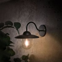 Solární - Solární nástěnná LED lampa Modee Lighting 104, IP44, 2700K