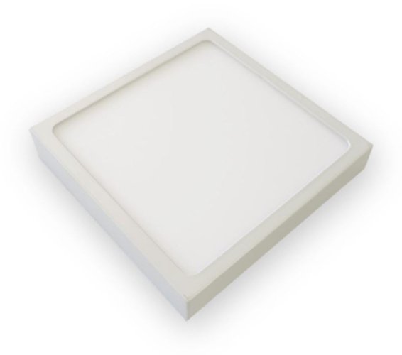LED panely čtvercové - Mini LED panel 12W přisazený,140x140mm, SLIM 24mm,  230VAC, 1000lm, Neutrální bílá - foto 1