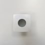 Vestavná bodová svítidla - Rámeček do podhledu IP54, hranatý, bílý, GU10/MR16, 84x84x38mm, bez patice - foto 2