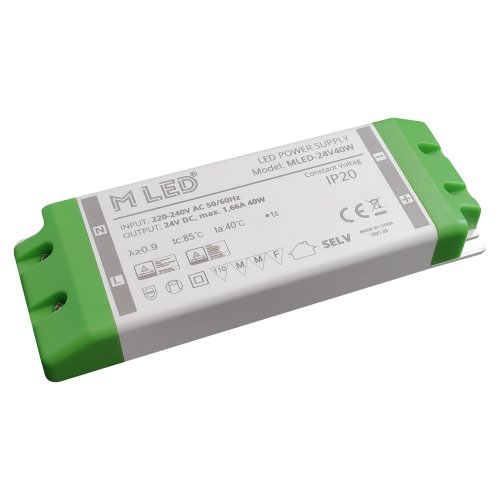 Napájecí zdroje 24V - 200W Nábytkový napájecí zdroj, MLED-24V200W, 24V, 8,3A, IP20 - foto 1