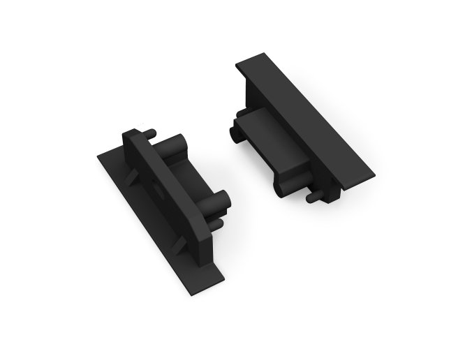 Difuzory a koncovky - GROOVE14 koncovka černá GEN2 SQ s otvorem, A3980002 - foto 1