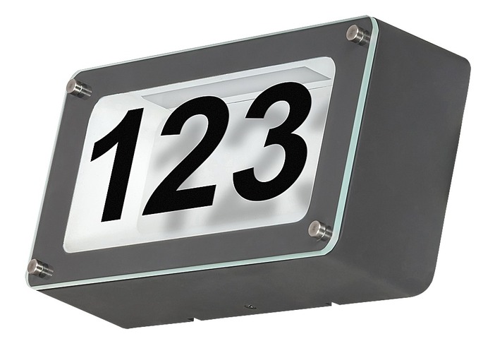 Stropní a fasádní svítidla - LED fasádní zahradní nadčasové svítidlo Rabalux 8747 Hannover, IP54, LED 6W, antracitová šedá - foto 1