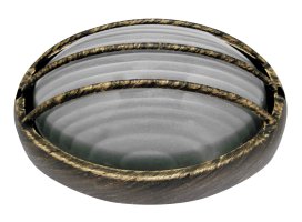 Nástěnná - Fasádní zahradní exkluzivní svítidlo Rabalux 8499 Hektor1, IP54, E27 1x MAX 100W,  antická zlatá