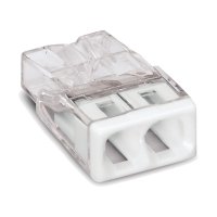 Svorkovnice a WAGO svorky - Wago svorka Compact 2x2,5, transparentní