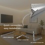 Soklové (obvodové, dekorační) - Hliníkový LED profil RECESSED 15 plný, stříbrný, 2 m - foto 5