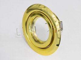 Vestavná bodová svítidla - Podhledový rámeček R55-G zlatý