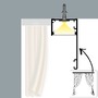 Soklové (obvodové, dekorační) profily - Hliníkový LED profil DECO LINE, bílý - 2 m - foto 3