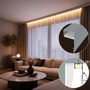 Soklové (obvodové, dekorační) profily - Hliníkový LED profil DECO LINE, stříbrný - 2 m - foto 7
