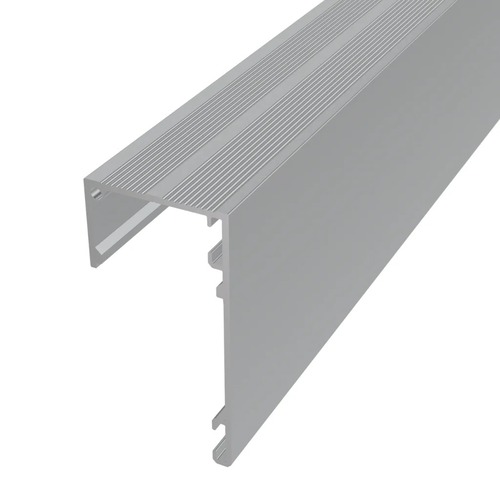 Soklové (obvodové, dekorační) profily - Hliníkový LED profil DECO LINE, stříbrný - 2 m - foto 1