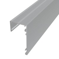 Soklové (obvodové, dekorační) profily - Hliníkový LED profil DECO LINE, stříbrný - 2 m