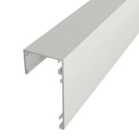 Soklové (obvodové, dekorační) profily - Hliníkový LED profil DECO LINE, bílý - 2 m