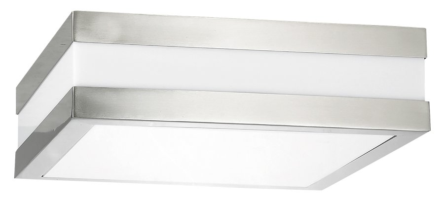 Přisazená - Stropní svítidlo Rabalux 8227 Stuttgart3, IP44, E27 2x MAX 11W, nerezová ocel - foto 1