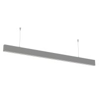 Podélná - LED lineární závěsné svítidlo, 50W, IP20, 4000K, stříbrné