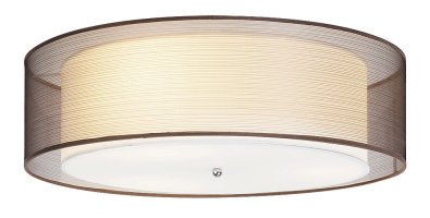 Kruhová - Stropní svítidlo Rabalux 2634 Anastasia, IP20, E14 3xMAX 25W, chromová/hnědá