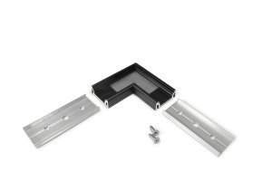 Úchyty, spojky, závěsný materiál - Rohová spojka profilu černý elox SURFACE14, A2990021