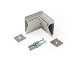 Úchyty, spojky, závěsný materiál - Rohová spojka 90st WALLE12 bílá, B8910001