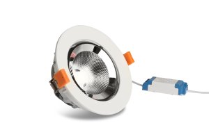 Vestavná svítidla - Výklopné rotační svítidlo 30W do podhledu, 230V, 360°/45°