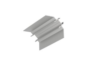 Podomítkové, sádrokartonové profily - Hliníkový profil UNI-TILE12 pod obklad 90st, eloxovaný