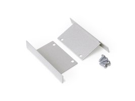 Difuzory a koncovky - Kovová koncovka profilu PHIL stříbrná, 97120022