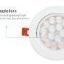Vestavné svítidla - 9W stropní svítidlo downlight RGB+CCT, RF 2.4GHz, FUT062, Mi-Light - foto 16