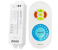 Sady ovladač + přijímač - Sada jednobarevný dálkový ovladač a přijímač, RF 433MHz, Max.12A, FUT041, Mi-Light