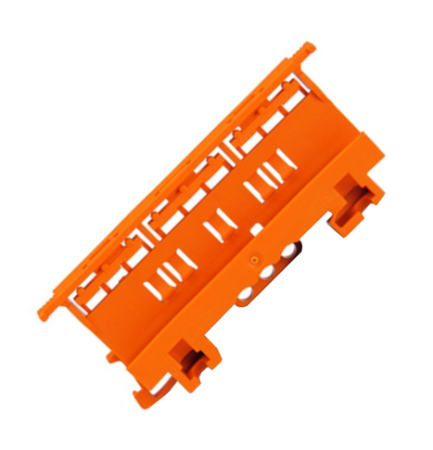 Svorkovnice a WAGO svorky - 221-500 Držák svorek na DIN lištu pro 221-xxx, Wago - foto 1