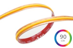 Jednobarevné LED pásky 12V, 24V, 230V - 15W FREECUT COB LED pásek, 10mm, 24VDC, 528LED/m, Ra>90, IP20, 7let záruka