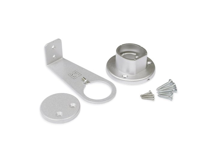 Úchyty, spojky, závěsný materiál - Úchyt pro šatní profil OVAL20, KP0282, výprodej - foto 1