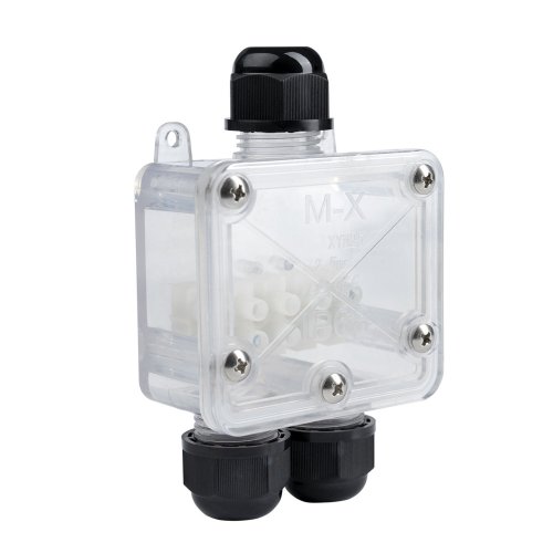 krabice a věnečky - Vodotěsná průběžná spojka, průhledná, IP68, 450V, 24A, OP6648 - foto 1