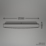 Kruhová - BRILO 3892016 Mojo stropní svítidlo pr.27 cm - 24W, 2600lm, LED, teplá bílá, IP54, bílé - BRILO - foto 7