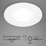 Kruhová - BRI 7057-436 3ks sada LED vestavné svítidlo, pr. 8,6 cm, 3 W, 350 lm, bílé - BRILONER - foto 7