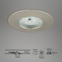 Kruhová - BRI 7295-032 3ks sada LED vestavné svítidlo, pr. 7,5 cm, 6,5 W, matný nikl - BRILONER - foto 7