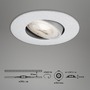 Kruhová - BRI 7146-034 3ks sada ultraploché LED vestavné svítidlo, pr. 9 cm, 5 W, matný chrom - BRILONER - foto 7