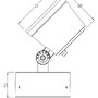 Reflektory - IMPR 732128 Deko-Light podlahové a nástěnné a stropní svítidlo Colt 16W RGBWW 24V DC 16W 3000K 780 lm 88 černošedá RAL 7021 - foto 7