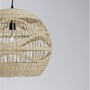 Dekorativní - NV 9586502 Závěsné svítidlo MARLO přírodní ratan černý kabel E27 1x12W 230V IP20 bez žárovky - NOVA LUCE - foto 7