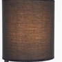 Stojací lampy - NV 9180522 Stojací lampa YAMA černé stínidlo a černý hliník vypínač na těle E27 1x12W 230V IP20 bez žárovky - NOVA LUCE - foto 7