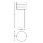SmartHome Paul Neuhaus - PH 17406/47/P0 Hue White Venkovní sloupkové svítidlo Philips Tuar 17406/47/P0 nerez, 2700K, 77cm - PHILIPS HUE (915005561701) - foto 7