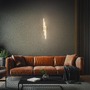 Podélná - BRILO 3952035 Tinka stropní svítidlo 78x16 cm - 21W, 2400lm, LED, teplá bílá, černá/dřevo - BRILO - foto 7
