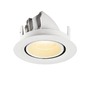 Kruhová - LA 1010054 NUMINOS® GIMBLE XS Stropní vestavné svítidlo, 3000 K, 20°, IP20, kulaté, bílé - BIG WHITE (SLV) - foto 7
