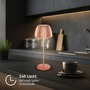 Stolní lampy dekorační - BRILO 7553013 Nabíjecí stolní lampa Riffle - 36,5 cm, 2W, 200lm, IP44, bezdrátová, LED, stmívatelná, dotykový vypínač, měď - BRILO - foto 7