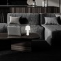 Na stůl - BRILO 7437016 Ukončená výroba  LED nabíjecí stolní lampa pr.16,5 cm 3,5W 400lm bílé - BRILO - foto 7