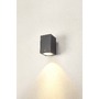 Nástěnná - LA 1003437 ENOLA SQUARE L single Outdoor, nástěnné LED svítidlo, antracitové, CCT 3000/4000K - BIG WHITE (SLV) - foto 7