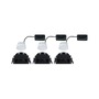 Koupelnová - P 93125 LED vestavné svítidlo 3-krokové-stmívatelné Cole Coin základní sada IP44 hranaté 88x88mm Coin 3x6W 230V stmívatelné 2700K černá - PAULMANN - foto 7