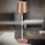 Stolní lampy dekorační - BRILO 7708014 Bota stolní lampa - 2,6W, 120lm, nabíjecí, LED, stmívatelné, dotykový vypínač, teplá bílá, kávová - BRILO - foto 7