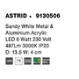 Nepřímé osvětlení - NV 9130506 Nástěnné svítidlo ASTRID bílý kov a hliník akryl LED 6W 220-240V 3000K IP20 - NOVA LUCE - foto 7