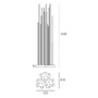 Sloupková - AR T087800 Reeds IP68 Triple - ARTEMIDE - foto 7
