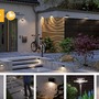 Nástěnná - P 94694 Solární LED domovní číslo a svítidlo Neda IP44 3000K černá - PAULMANN - foto 7