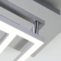 Hranatá - BRILO 3207-018 LED stropní svítidlo, 47 cm, 1200 LM, 16 W, hliník-chrom - BRILO - foto 7