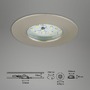 Kruhová - BRI 7204032 3ks sada LED vestavné svítidlo, pr. 7,5 cm, matný nikl (starý kód: BRI 7204-032) - BRILONER - foto 7
